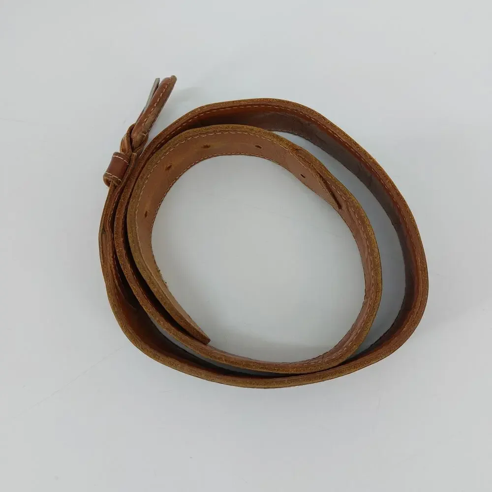 Women's Hand Woven Guatemalan Leather Belt Size Medium